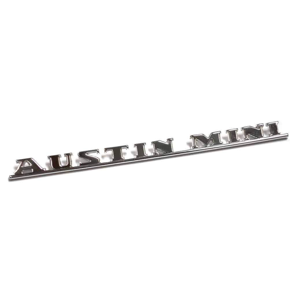Rear Badge, Mk2 Estate, ''Austin Mini'' (ALA6622)