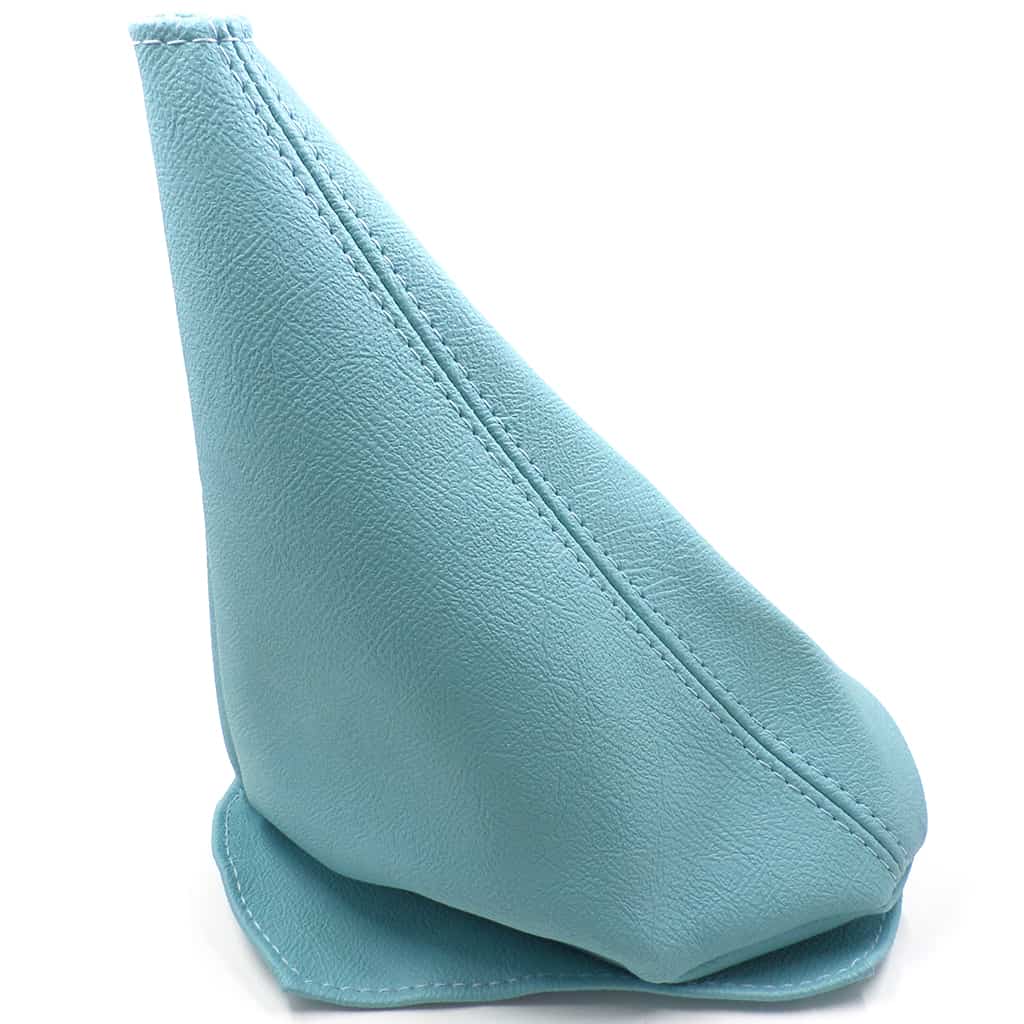 Shift Boot Cover, Rod Change, Leather, 1993-2000 Cooper models, Powder Blue (BHH2008PB)