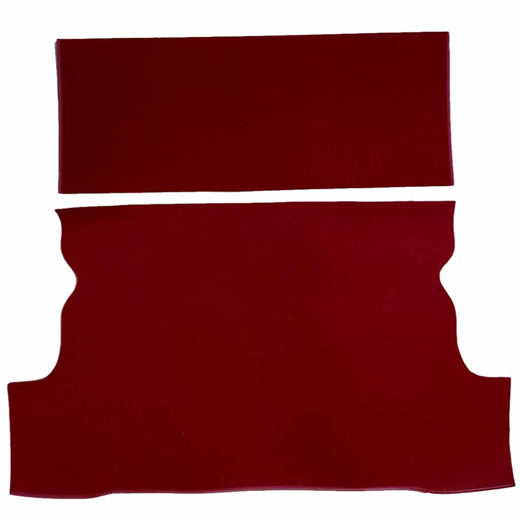 Rear Carpet Set, Estate, 1966-on, Red (CK972M)